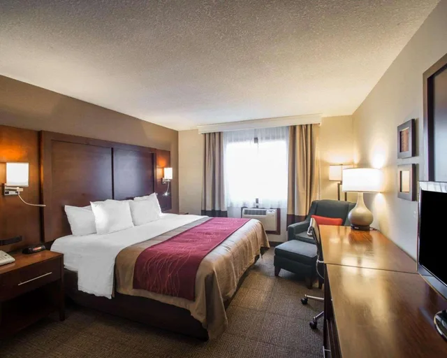 غرفة قياسية بسرير كينج، Quality Inn & Suites Boonville - Columbia 1/1