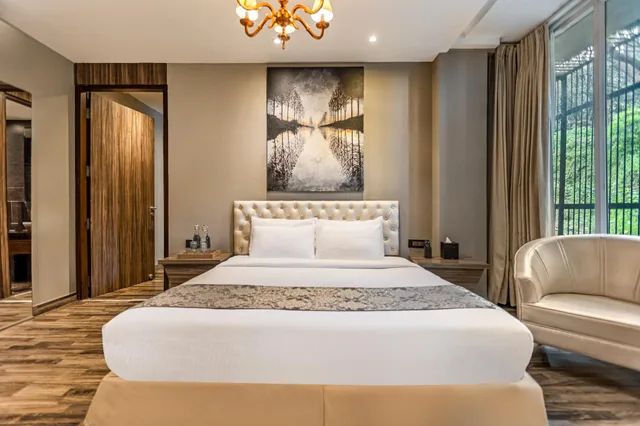 غرفة عائلية بسريرين كينج بغرفتي نوم، Sterling Palm Bliss Wellness Resort, Rishikesh 1/1