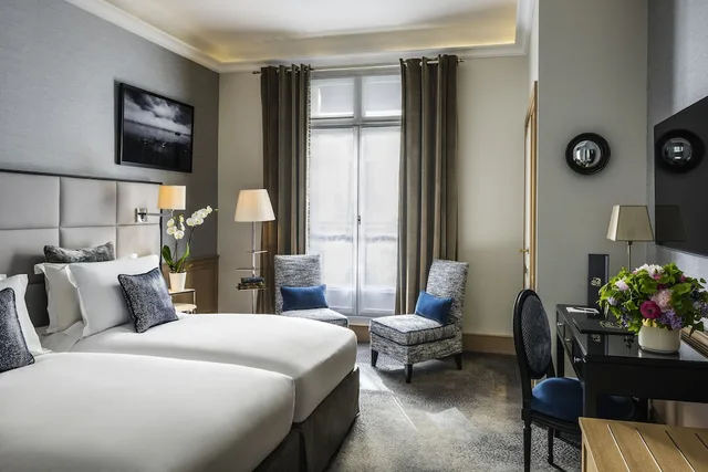 غرفة ديلوكس بسريرين منفصلين، Sofitel Paris Baltimore Tour Eiffel 5/8