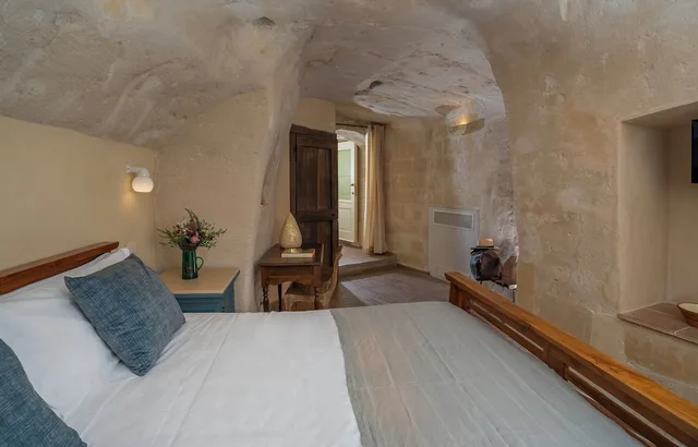 غرفة تقليدية بسرير مزدوج بإطلالة على المدينة، Locanda San Martino Thermae 7/10