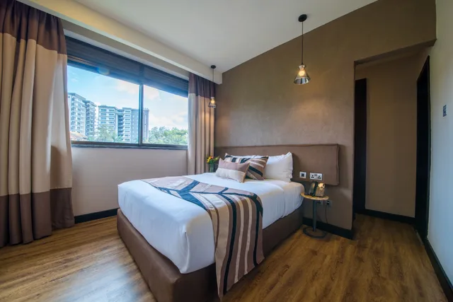جناح بسرير كينج وسرير كوين بغرفتي نوم، Kitante Apartments 4/9