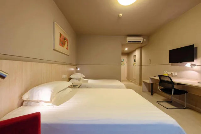 غرفة سوبيريور بسريرين منفصلين، Jinjiang Inn Shanghai Expo Park Pusan Road 1/1