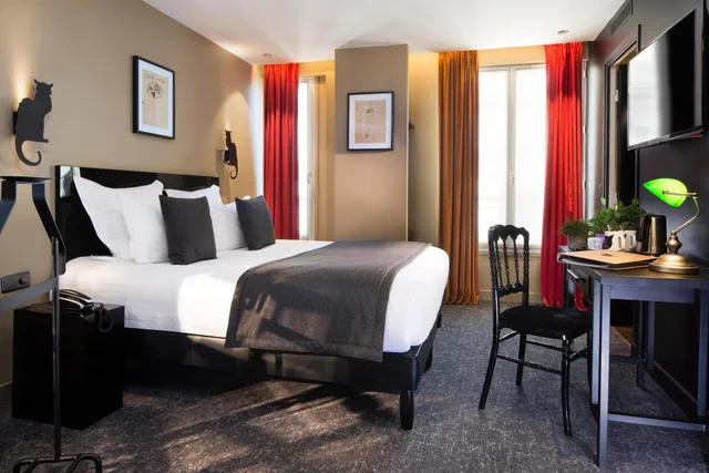 غرفة بسرير مزدوج، Hotel Le Chat Noir 2/6