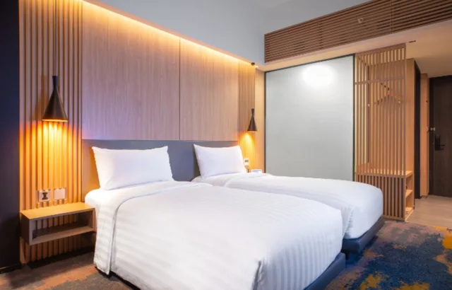 غرفة ديلوكس بسرير مزدوج أو سريرين منفصلين، Aston Serang Hotel and Convention Center 1/2