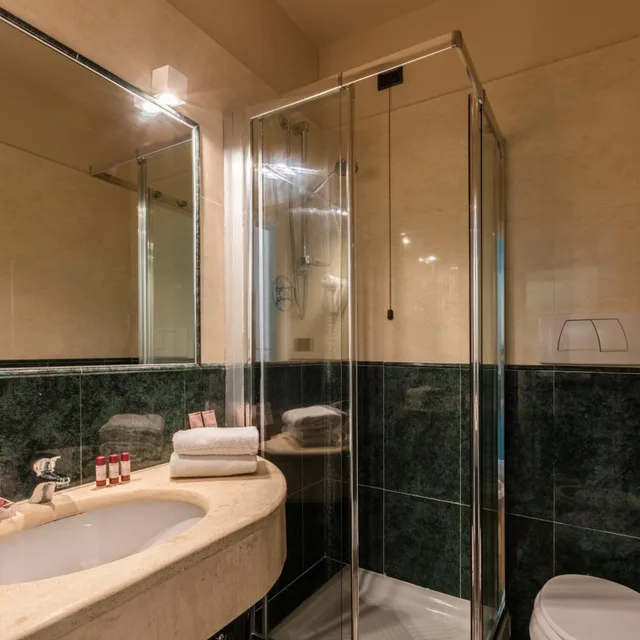 غرفة بسرير مزدوج أو سريرين منفصلين، Hotel Coppede 7/8