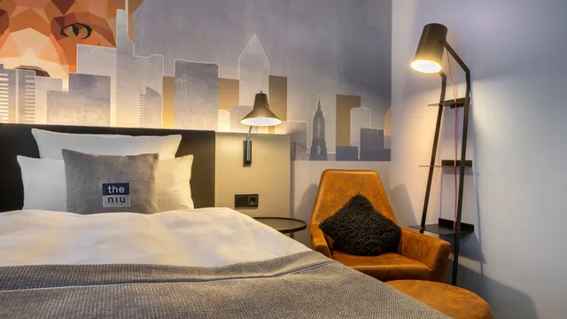 غرفة بريميوم بسرير كوين، Holiday Inn - the niu, Charly Frankfurt City by IHG 4/4