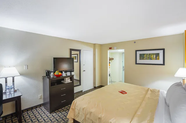 غرفة بسرير كينج، Quality Inn & Suites Cincinnati Downtown Area 4/7