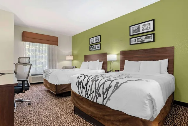 غرفة قياسية بسريرين كوين، Sleep Inn and Suites Montgomery East I-85 2/7