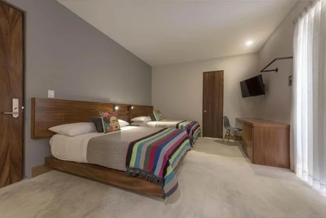 غرفة قياسية بسريرين مزدوجين، Sayulinda Hotel 1/3