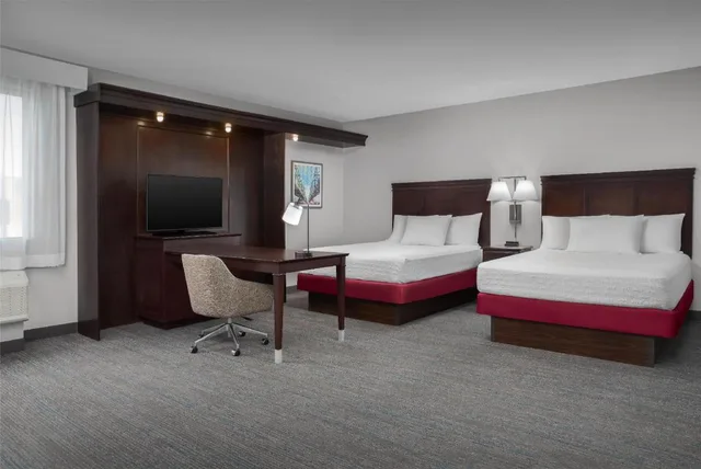 استوديو بسريرين كوين مع أريكة لذوي الإعاقة، Hampton Inn Suites By Hilton Omaha Downtown 1/4