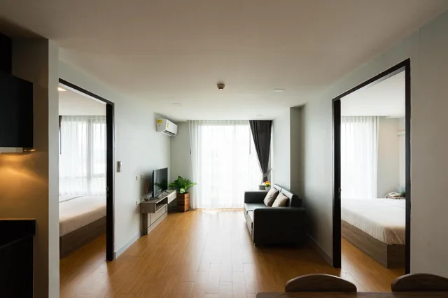 جناح بغرفتي نوم، Onpa Hotel & Residence Bangsaen 3/6