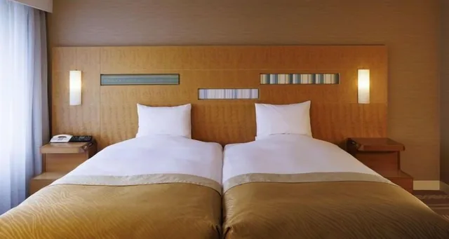 غرفة ديلوكس بسريرين منفصلين، Hotel Okura Fukuoka 2/2