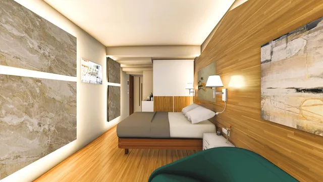 غرفة سوبيريور بإطلالة على البحر، Arte Hotel 9/10