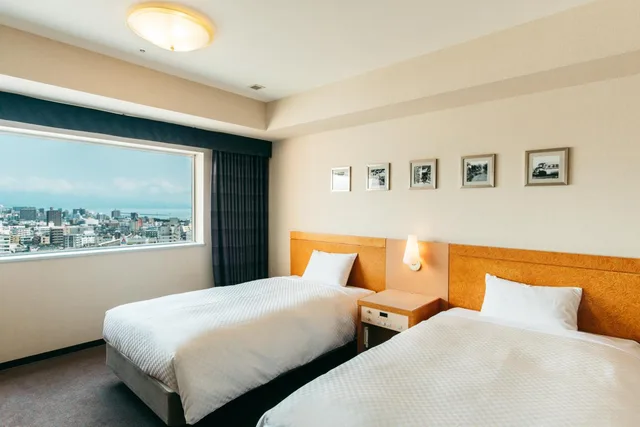 Moderate, Twin Beds, Smoking، KAMENOI HOTEL Beppu 1/2