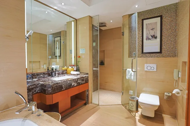 غرفة بزنس بسرير كينج وسرير كوين بإطلالة على المدينة، Yiwu Shangcheng Hotel 4/9