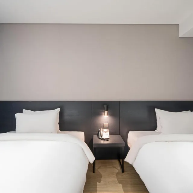 غرفة عائلية بسريرين منفصلين، Rivertain Hotel Gyeongju 7/10