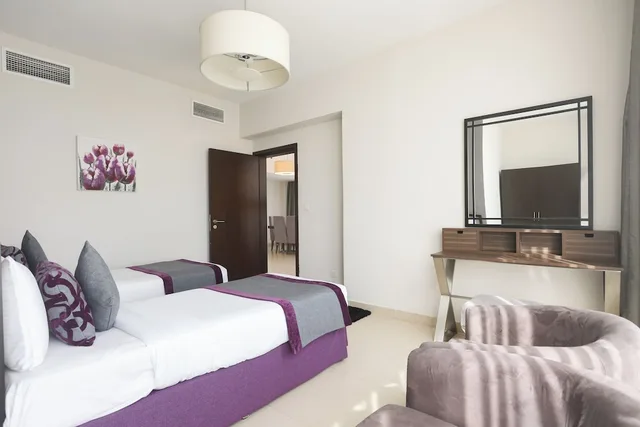 Standard Two Bedroom Apartment، Nassima Tower Hotel Apartments 5/6