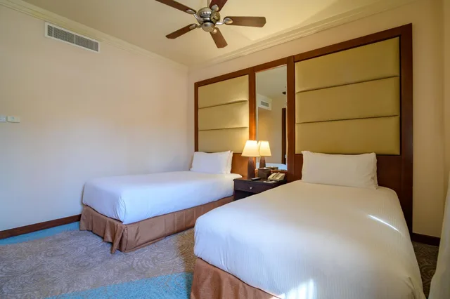 2 Bedrooms, Garden, Family, Villa, King Bed, Beach Front, Dining Area, Private Garden, Terrace، Danat Jebel Dhanna Resort 4/6