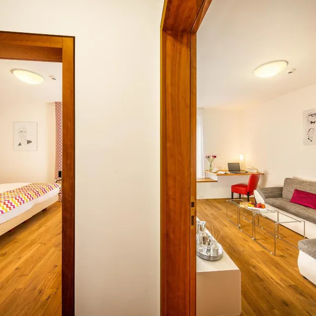 استوديو بسرير كينج مع أريكة، Bellevue Hotel Karlov 3/5