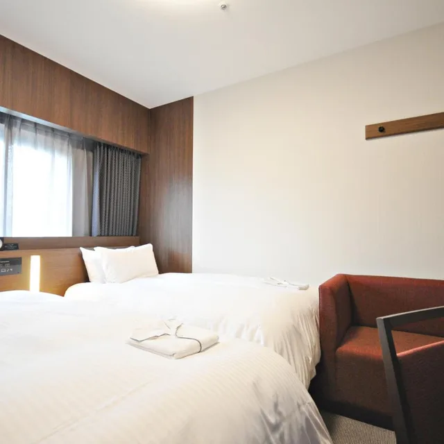 غرفة اقتصادية بسريرين منفصلين، RICHMOND HOTEL KAGOSHIMA KINSEICHO 1/4