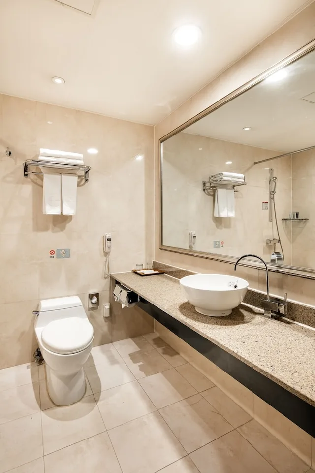 غرفة ديلوكس اقتصادية بسريرين منفصلين، Ramada Hotel & Suites by Wyndham Seoul Namdaemun 5/7