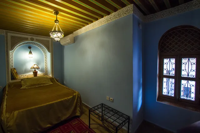 Chaouen, Double Bed، Riad Fes Baraka 1/1