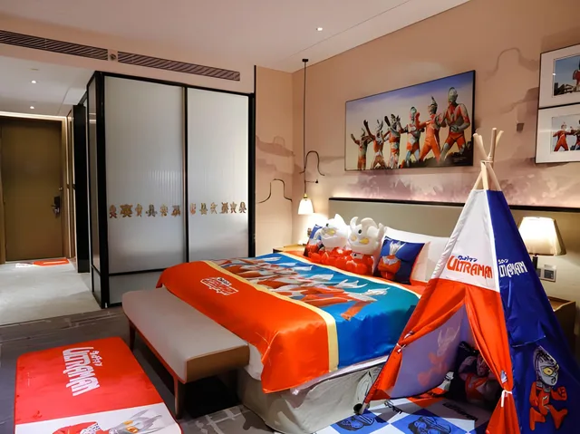 غرفة سوبيريور بسرير كينج بإطلالة على البحيرة، Sunac Mauve Hill Hotel Guangzhou 1/1