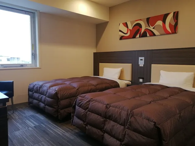 غرفة بسريرين منفصلين، R B Hotel Hachioji 3/5