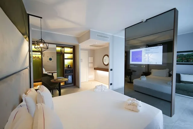Junior Suite, Queen Bed, Sofa, Garden Area, Best Western Plus Sabaudia Hotel & Spa 1/3