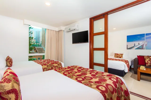 جناح ثلاثي بثلاثة أسرّة، The Morgana Poblado Suites Hotel 3/6