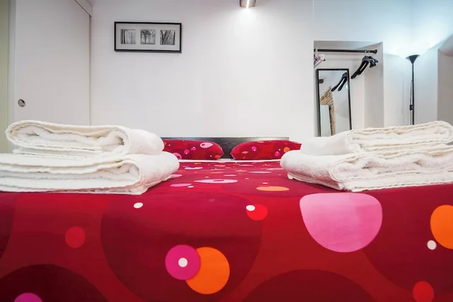 شقة بسرير مزدوج وسرير فردي بإطلالة على المدينة بغرفة نوم واحدة لذوي الإعاقة، Nice Studio in Trastevere 3/10