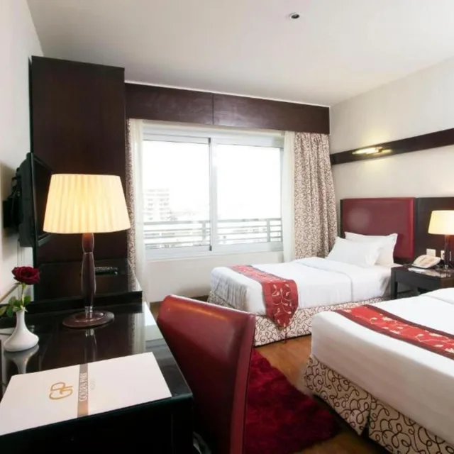 غرفة قياسية بسرير مزدوج أو سريرين منفصلين، Golden Park Hotel Cairo Heliopolis 3/8