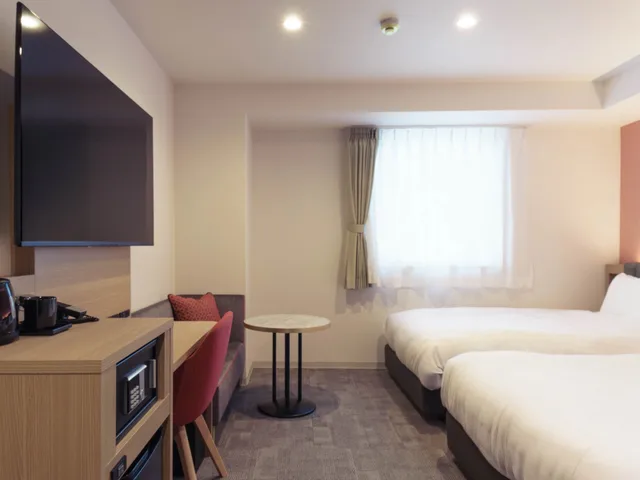 غرفة بسريرين منفصلين، Comfort Hotel Kii Tanabe 3/7