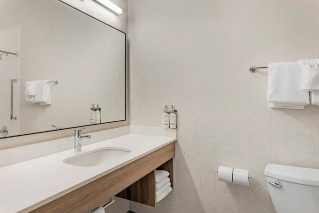 غرفة قياسية بسرير كينج بإطلالة على المدينة، Holiday Inn Express Hotel Suites Astoria 8/10