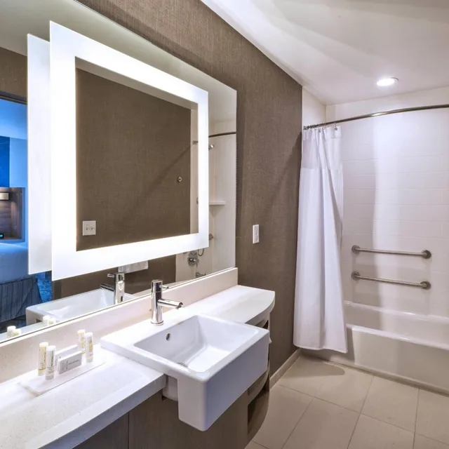 جناح بسريرين كوين مع سرير سحّاب إضافي مع أريكة لذوي الإعاقة، SPRINGHILL SUITES BENTON HARBOR ST. JOSEPH 3/3