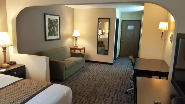 جناح استوديو بسرير كينج مع أريكة، Baymont By Wyndham Belleville Airport Area 2/4