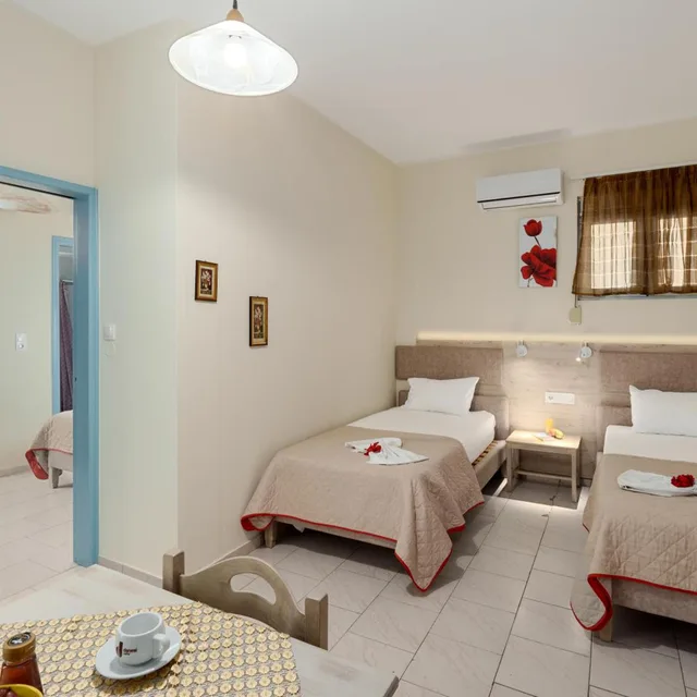 1 Bedroom, Apartment, Lateral Side Sea View، Sunrise Hotel and Apartments Rodakino 4/9
