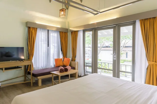 فيلا بسرير كينج بإطلالة على البحر، Punnpreeda Beach Resort 10/10