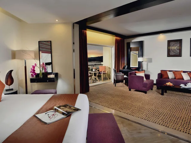 غرفة كلاسيكية بسرير كينج بإطلالة على النهر، Movenpick Aswan 7/8