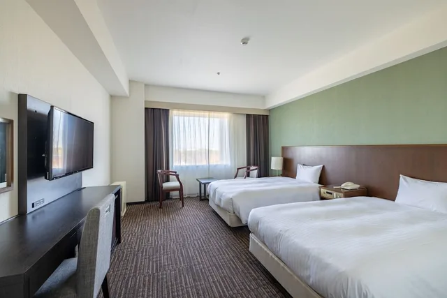 Twin Beds, Castle View, Corner، KKR HOTEL NAGOYA 6/10