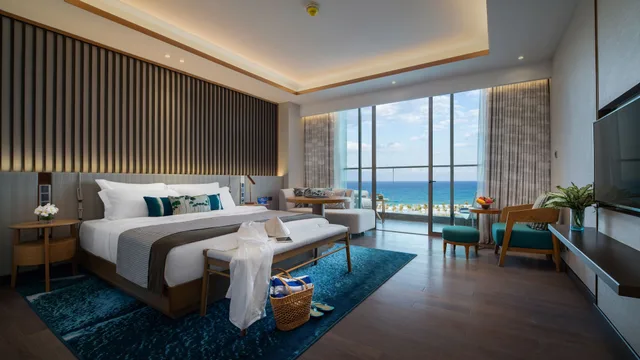 غرفة ديلوكس بسريرين منفصلين بإطلالة على البحر، Radisson Blu Resort Cam Ranh 5/10
