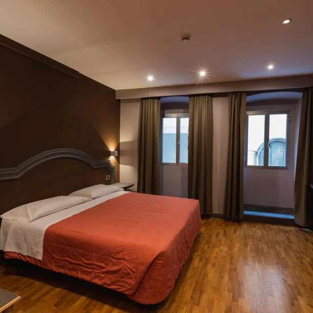 غرفة كلاسيكية بسرير مزدوج أو سريرين منفصلين، Hotel Unicorno 2/10