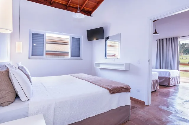 شاليه بريميوم بإطلالة على الحديقة، Vale das Aguas Fazenda Resort 1/8