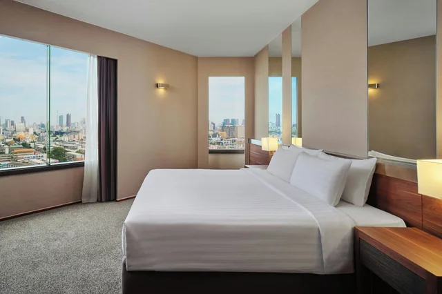 جناح تنفيذي بسرير كينج بإطلالة على المدينة مع دخول صالة النادي، Jubilee Prestige Hotel Ratchadapisek 1/3