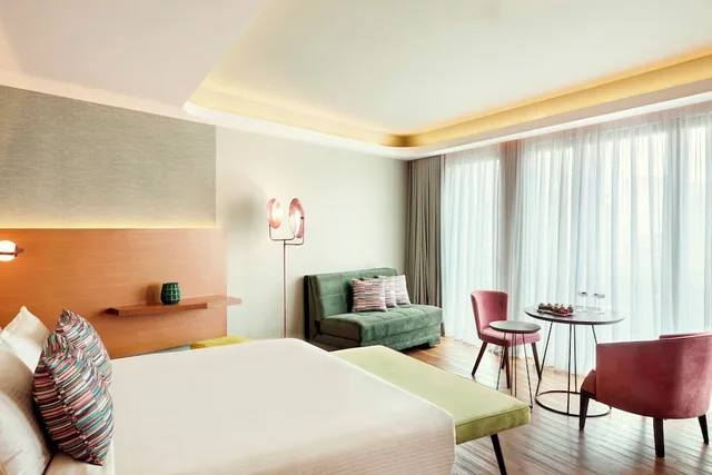 جناح تنفيذي بسرير كينج بإطلالة على المدينة، Zeus Essence Wyndham Athens Residence 10/10