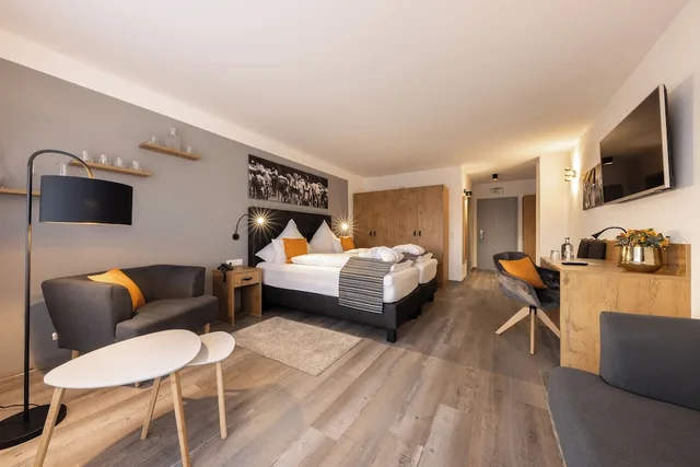 غرفة ديلوكس بسرير مزدوج، Hotel Tanneck 1/1