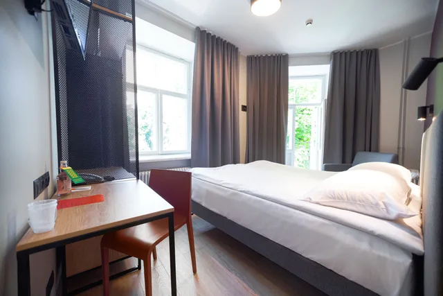 غرفة كومفورت بسرير مزدوج أو سريرين منفصلين، Rija Old Town Hotel 1/5