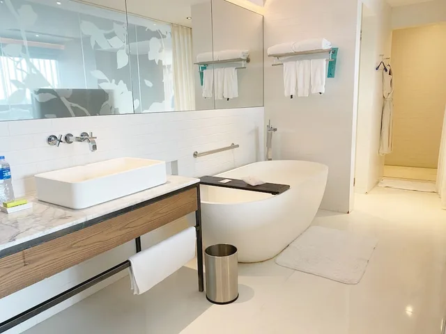 غرفة بزنس بسريرين مزدوجين بإطلالة على المدينة، Le Meridien Zhengzhou 5/8