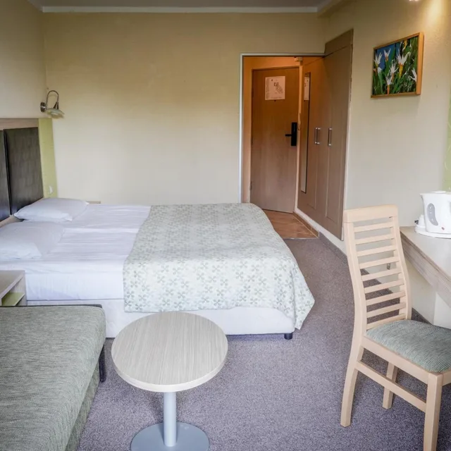 غرفة بسرير مزدوج أو سريرين منفصلين بإطلالة على البحر، Hotel Gergana All Inclusive 6/10