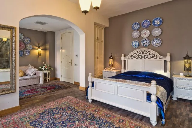 غرفة عائلية بسرير كوين وسريرين منفصلين بجاكوزي، Sokullu Pasa Hotel - Special Class 1/1